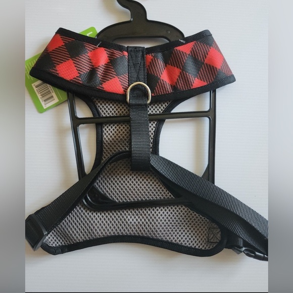 NWOT - Unique Petz Small Dog Black and Red Step-In Harness - Size S - Picture 2 of 3